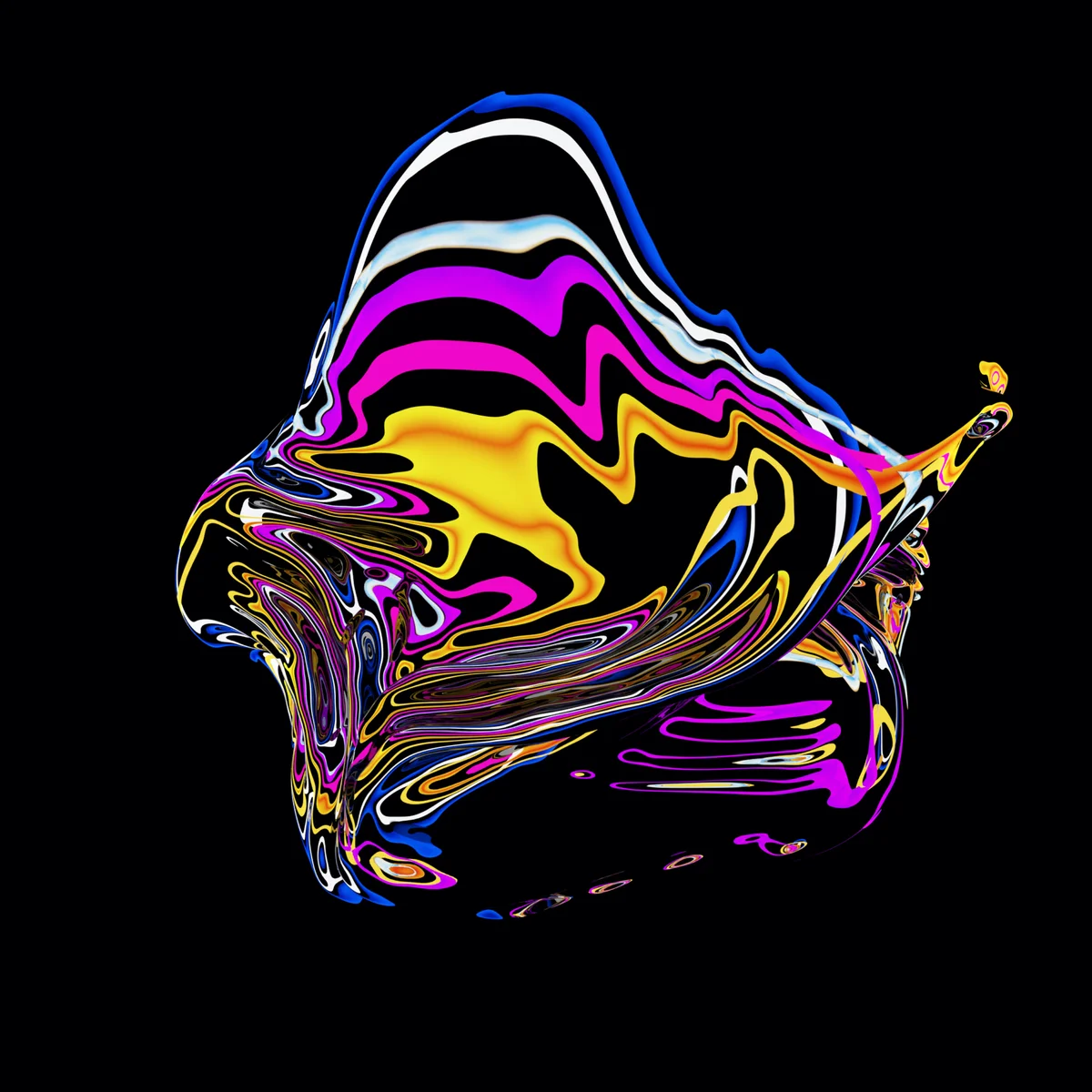 3D c4d cinema4d CoronaRender  reflections (2)